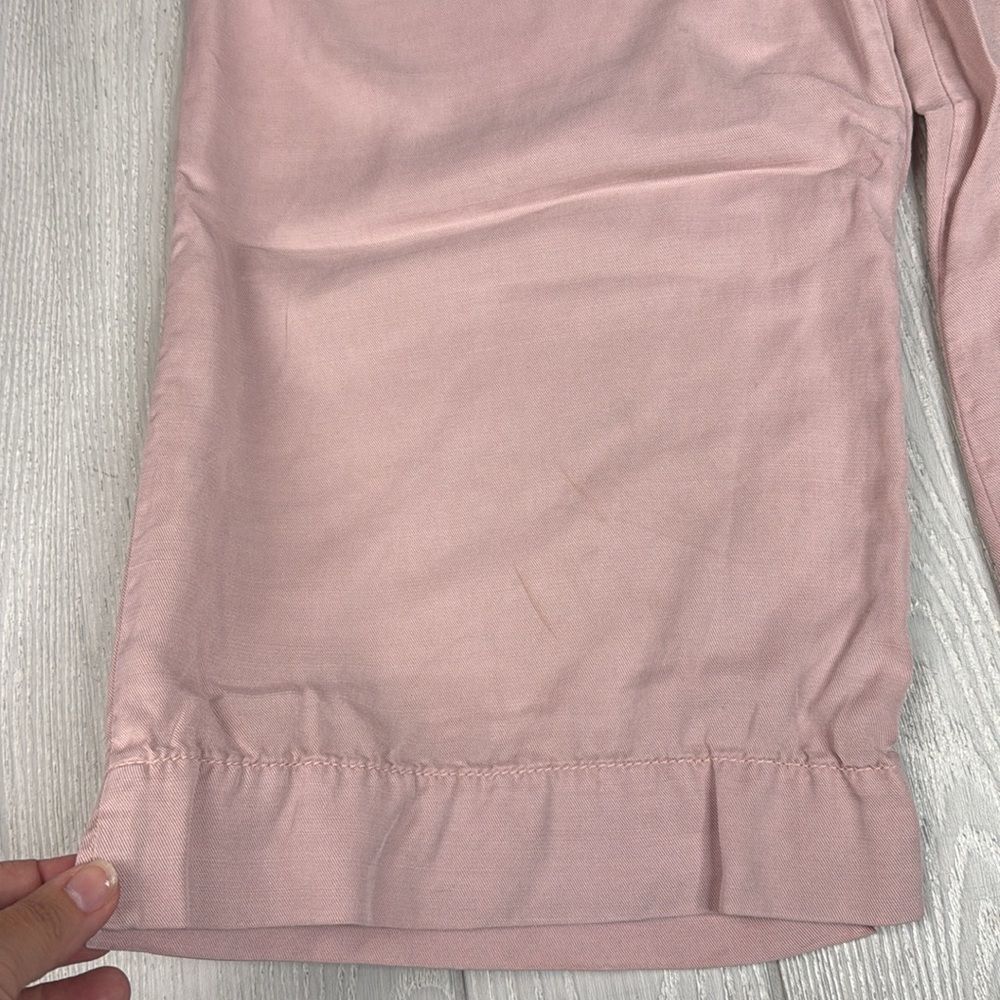 Anthropologie Blythe Paperbag Wide Leg Crop Pant is a high-rise, belted trouser - Picture 11 of 12